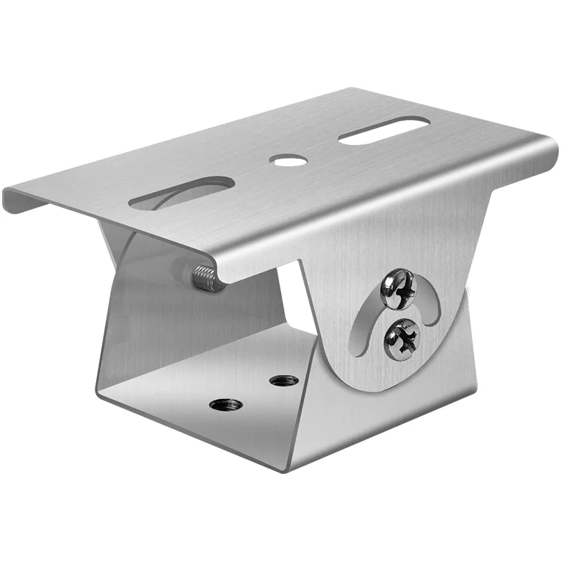 CCTV Camera Mounting Bracket Stainless Steel Small Duck Mouth Mounts Surveillance Security Camera Base Universal Joint Bracket