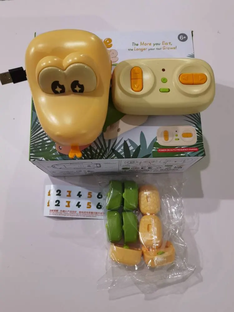 RC Snake Toy Remote Control Animal Robot Sounds Music LED Light Kid Toys for Boys Antistress Greedy Toy 2 Players Battle Game photo review