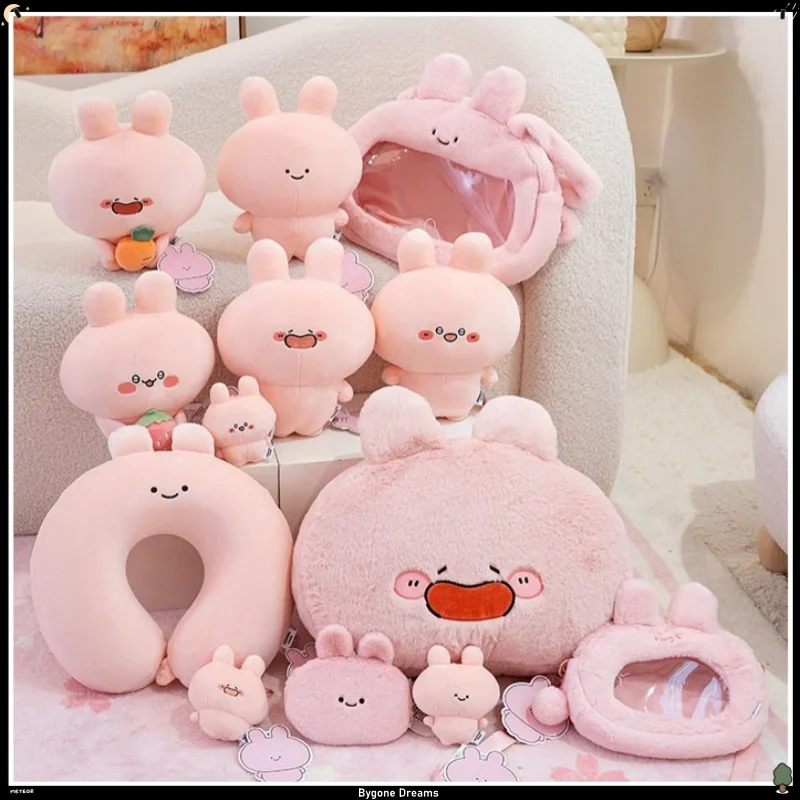 Youyou Asamimichan Plush Rabbit Doll Cute Pink Healing Stuffed Animal Toy Multiple Styles Asamimichan Series Plushie Pillow Gift