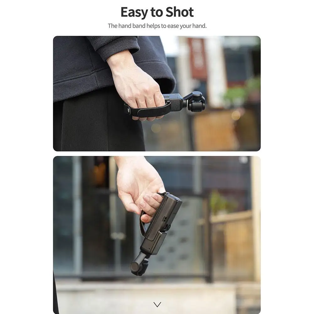 For DJI Osmo Pocket 3 Hand Band Protective Case Lanyard Expansion Frame Cold Shoe Extension Handle Cover For Pocket3 C3J8