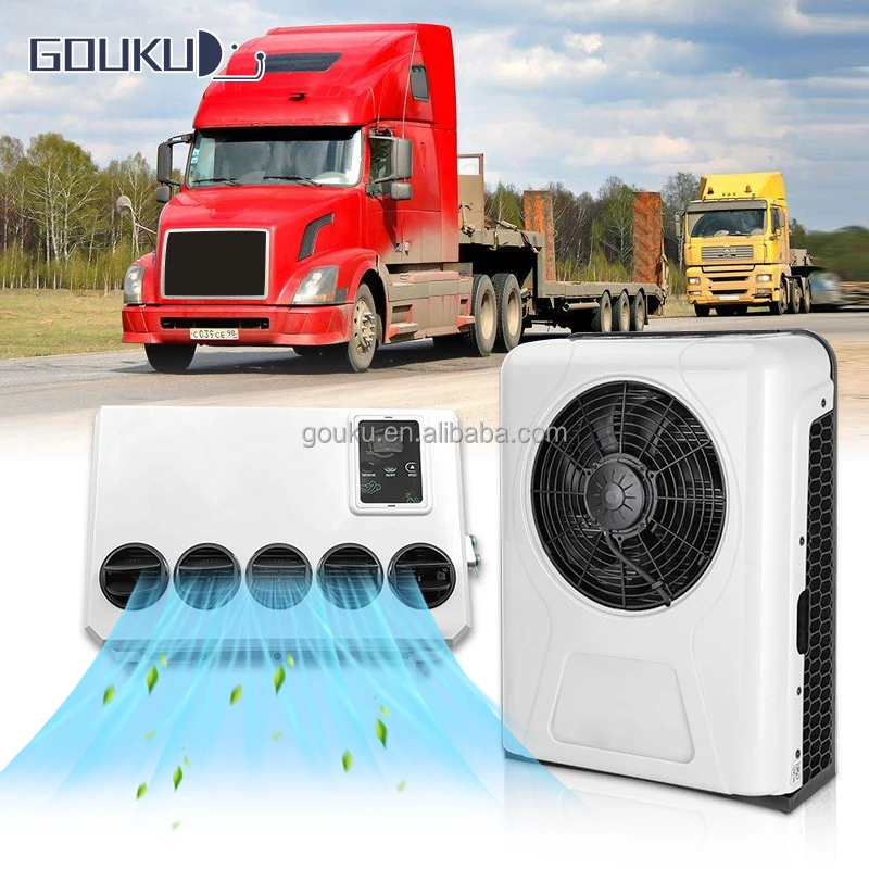 

12 Вольт парковочный кондиционер, разделенный автомобильный грузовик, полукондиционер переменного тока для трактора, прицепа, 24 В