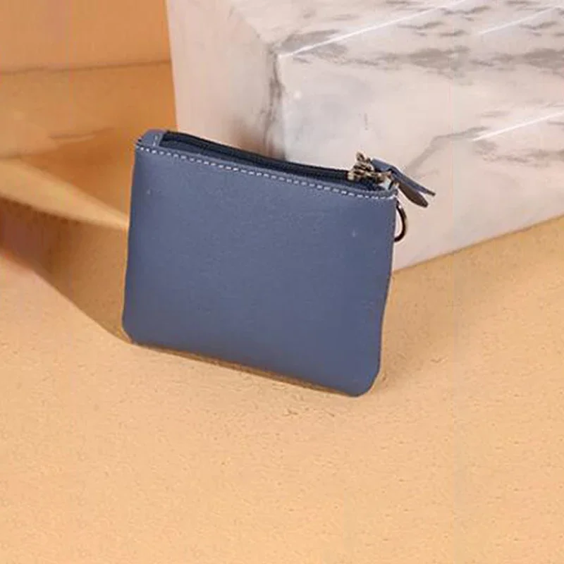 New Women Small Coin Purse Bag Wallet Change Purse Zipper Money Bags Children Mini Wallets Leather Key Holder Clutch Pouch