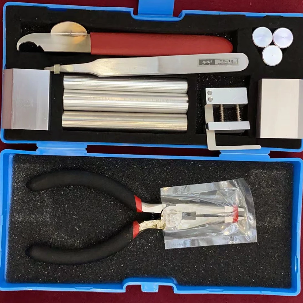 JMCKJ Ursprünglichen Berufs 12 In 1 HUK Lock Demontage Werkzeug Schlosser Werkzeuge Kit Entfernen Schloss Reparatur Pick Set