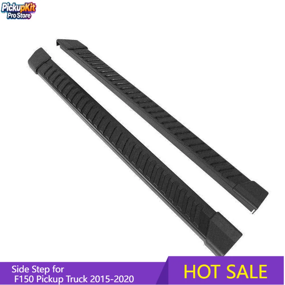 

Heavy-Duty Side Steps Running Boards Car Foot Steps for F150 Pickup Truck 2015-2020