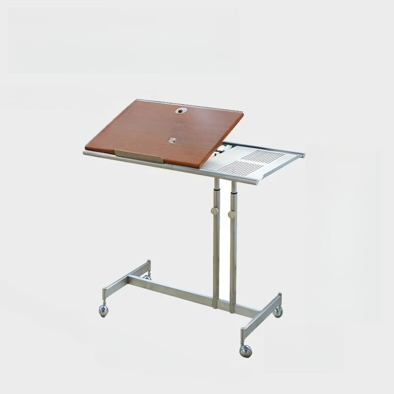 Nordic sofa side table, movable coffee table, lifting sheet music rack, medieval solid wood corner table