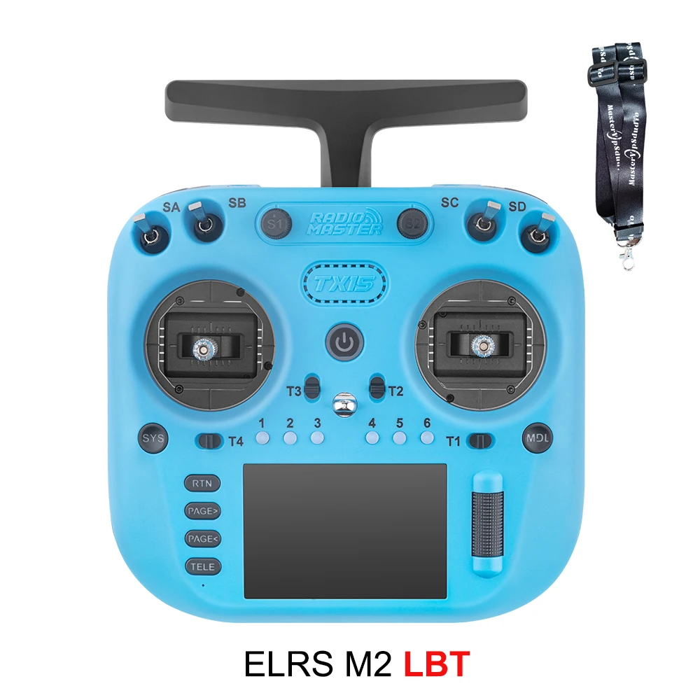 Radiomaster TX15 16ch 3.5inch IPS Touchscreen V5.0 Hall Gimbals Radio Controller ELRS FCC/LBT Built-in Gyro Microphone