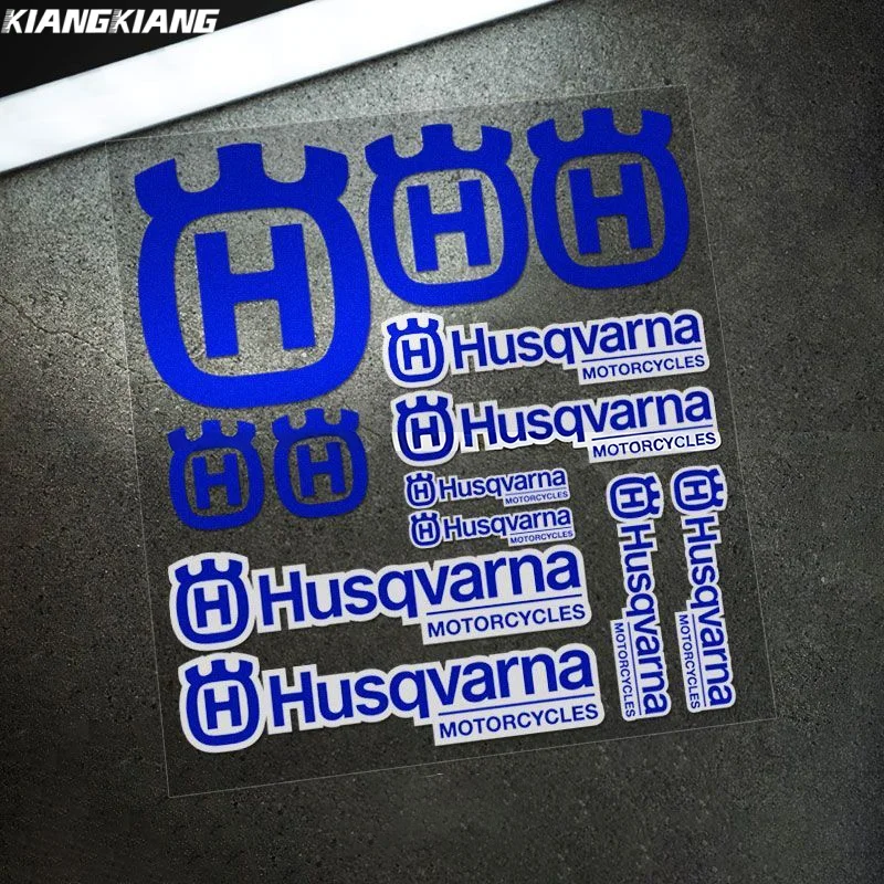 Husqvarna 401 701 901 Stiker Dekoratif Bodi Sepeda Motor Tangki Bahan Bakar Stiker Kreativitas Mode Stiker Tahan Air Yang Dipersonalisasi