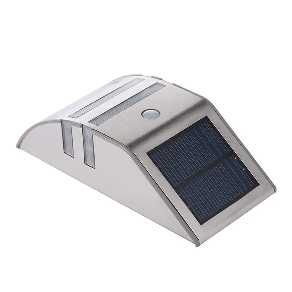 Imagem -03 - Impermeável Solar Wall Lights Sensor de Movimento Auto on e Off Led Wireless Outdoor Security Light Lâmpada de Parede para Jardim Garagem Passarela