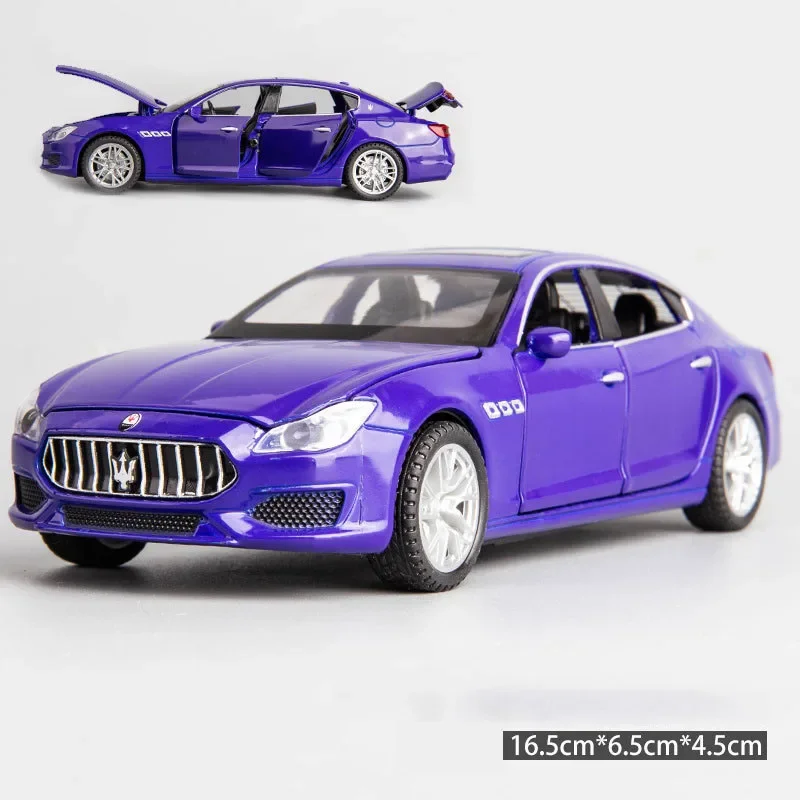 1:32 Maserati Ghibli simulazione Coupe veicoli giocattolo modello lega tirare indietro bambini collezione licenza genuina regalo auto bambini F407