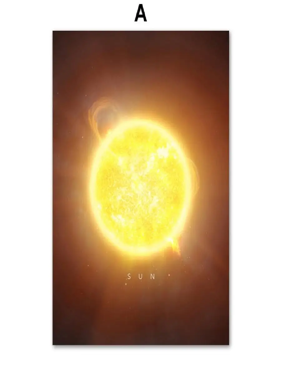 كواكب النظام الشمسي جدار الفن قماش الشمال نمط الملصقات من الشمس فينوس زحل المريخ الأرض بلوتو لديكور غرفة المعيشة