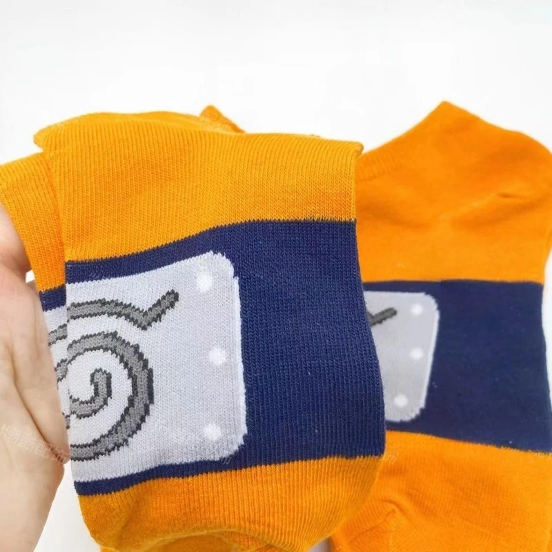 Anime Naruto socks Sasuke two-dimensional cos simple socks men and women versatile sports cotton socks festival gift wholesale view 2