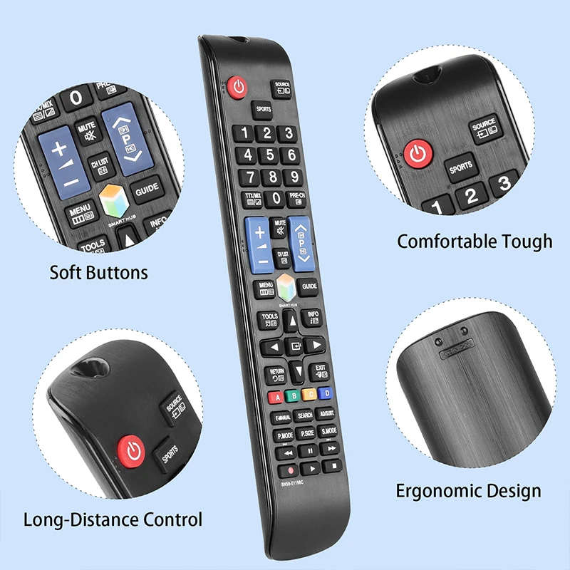 BN59-01198C Remote Control For Samsung TV UA40J5 UA32J5500 UA40J6200 UA55J6200 UA55J6300 UE22F540 UE32F6200 UA32J5500AW