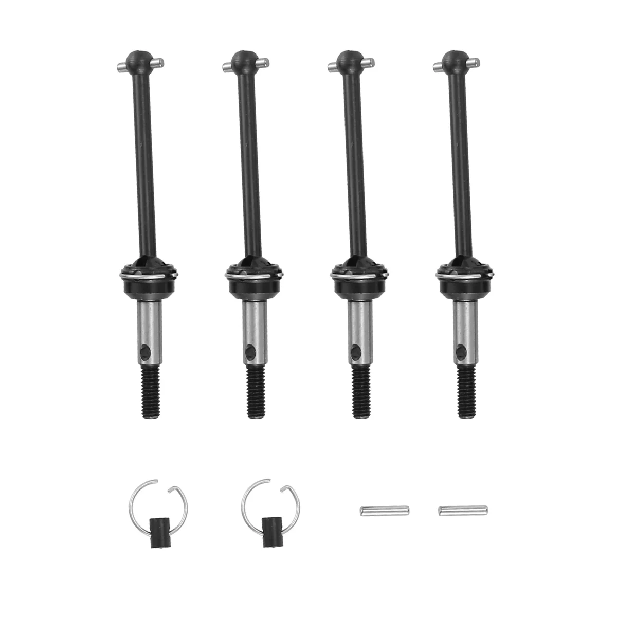 4Pcs Front and Rear Drive Shaft CVD 54515 54516 42mm 39mm for Tamiya XV-01 TC-01 XV01 TC01 1/10 RC Car Upgrades Parts