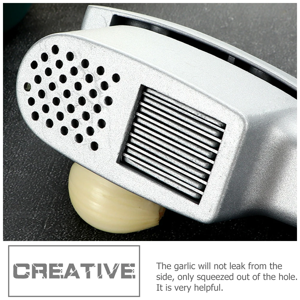 

Garlic Slicer Masher Manual Press Tool Aluminum Alloy Kitchen Gadgets Veggie Appliances Garlic Press Mincer Homeware Compact