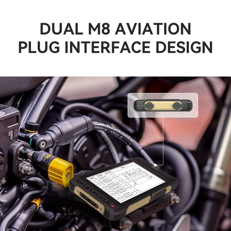 YYHC Rugged Android Tablet Pc  X70 Sunlight Readable Touch Screen Waterproof High Brightness10000mah USB Type C