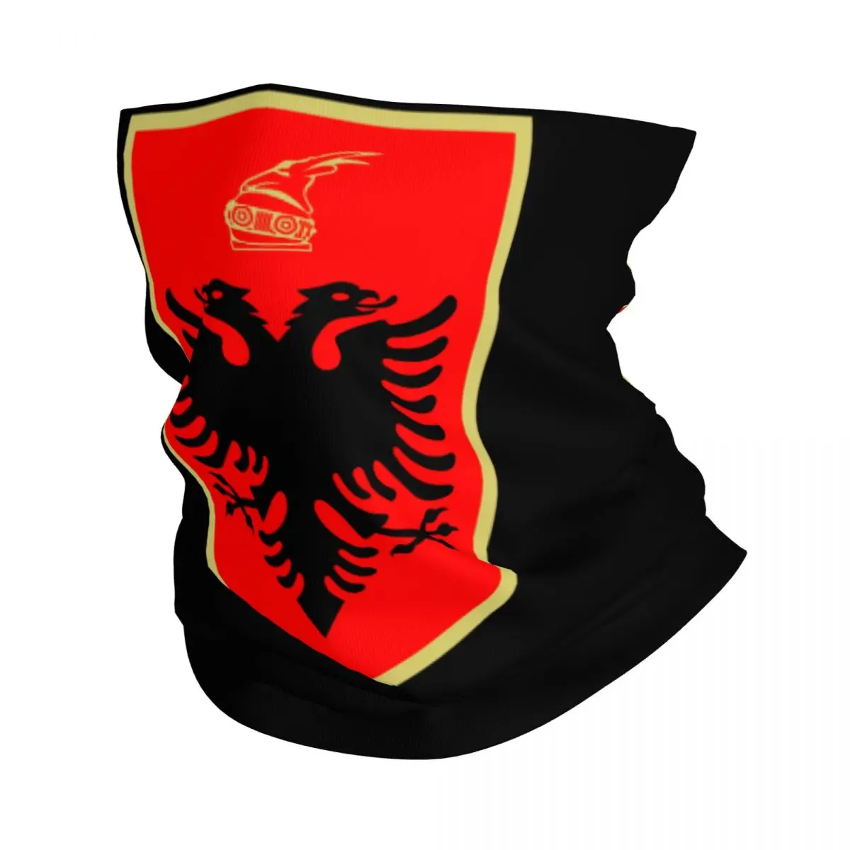 Custom Old Albania Flag UCk Sweatband Men Women Moisture Wicking Kosovo Liberation Army Sports Headband for Football