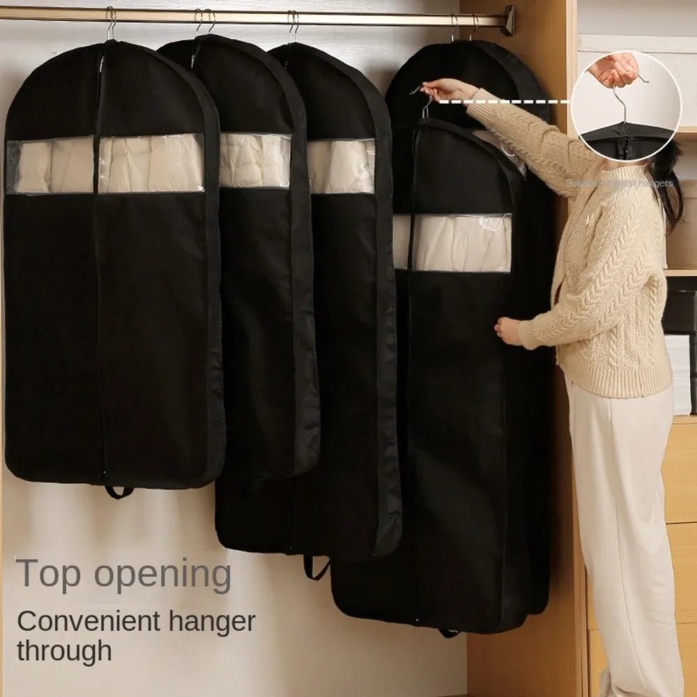 

Складной пылезащитный чехол для одежды, большая вместимость, влагостойкий шкаф, органайзеры для хранения, экономия места, толстый