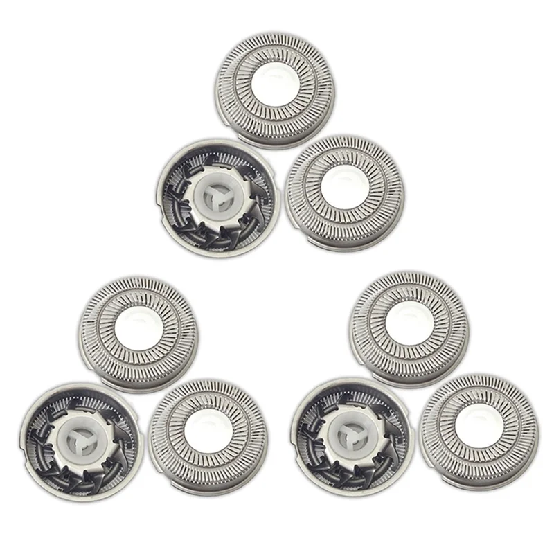 9 ชิ้นมีดโกนหนวดไฟฟ้าสําหรับ Flyco มีดโกน FR6 เครื่องโกนหนวดหัวอุปกรณ์เสริมแหวนคู่ Blade_A66K