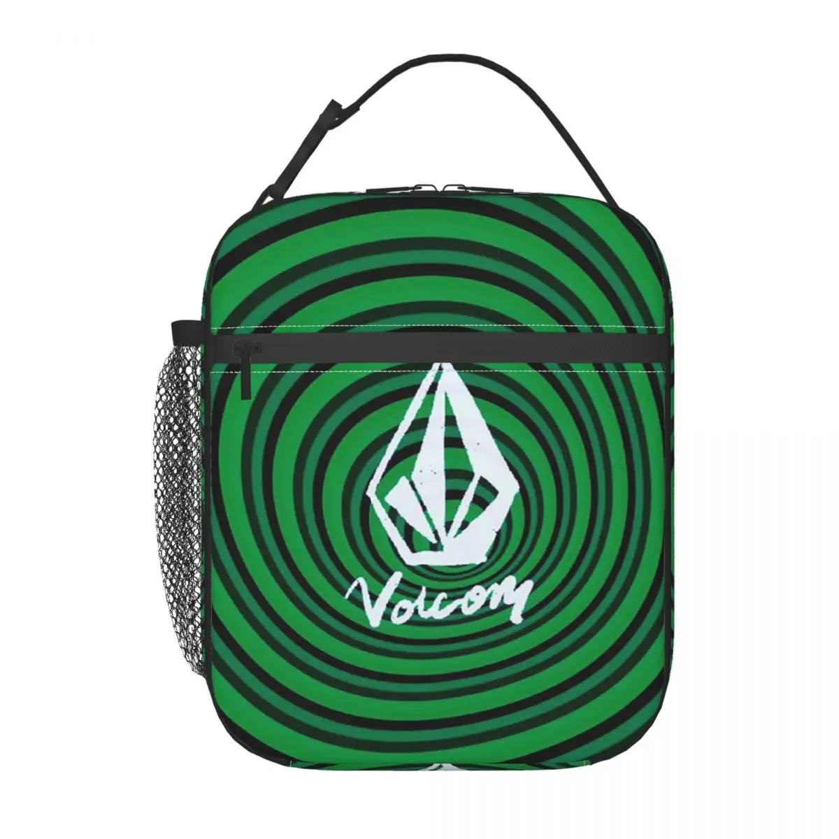 

Изолированная сумка для обеда с логотипом V-Volcom для женщин и детей, портативные коробки для еды, термосумка для ланча