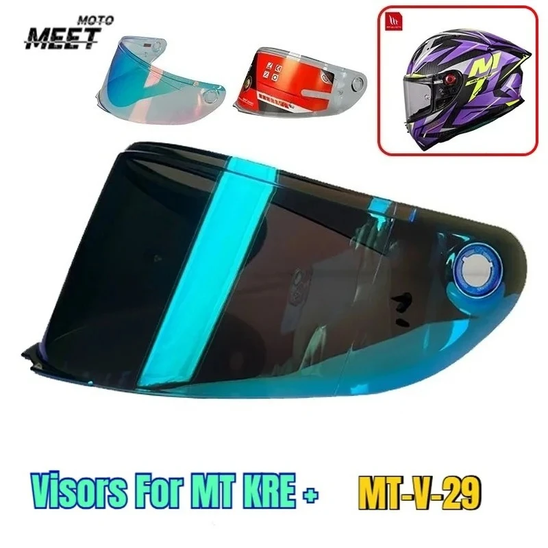 

Original Visors for MT-V-29 Helmet Windshield MT HELMETS KRE + Carbon Fiber Helmet Lens Replacement Accessories Viseira Capcete