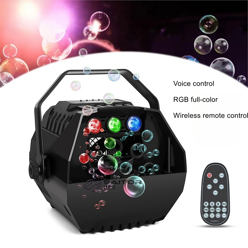 LED Mini Bubble Machine Stage Effect Bubble Machine Wedding Scene Romantic Bubble Decoration