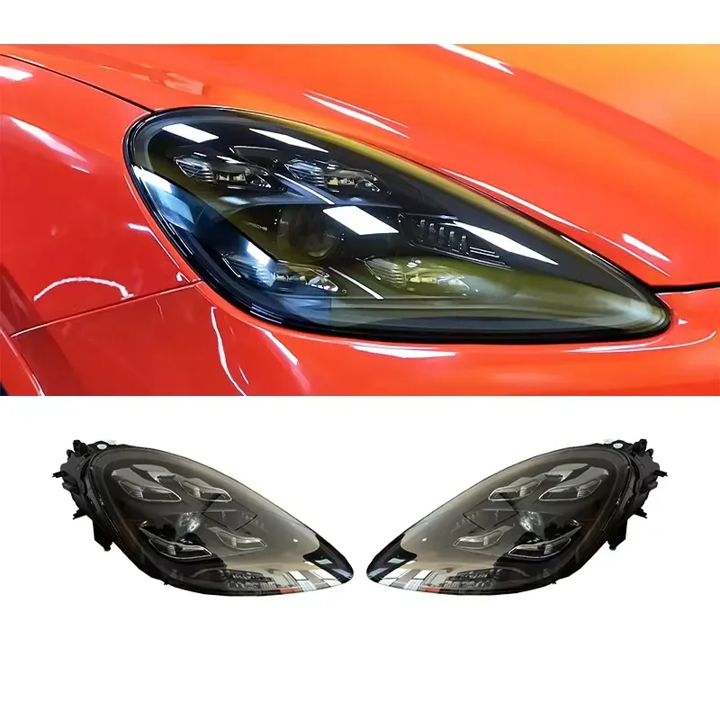 2018-2023 Car Modification Upgrade Kit Car Lights LED Modified Headlight for Cayenne
