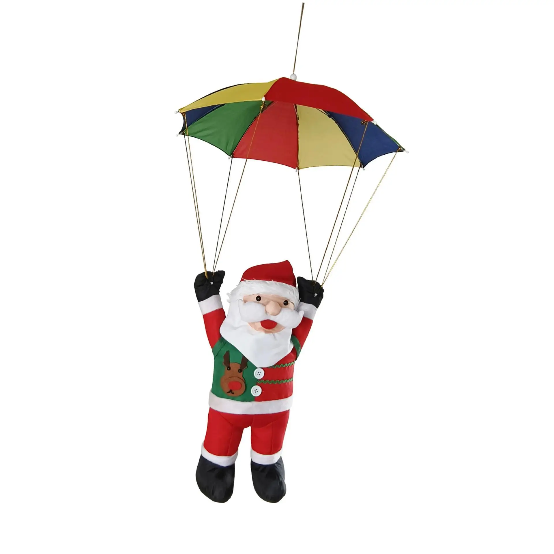 

Flying Santa Doll Pendant Christmas Decoration Indoor Decor Length 110cm