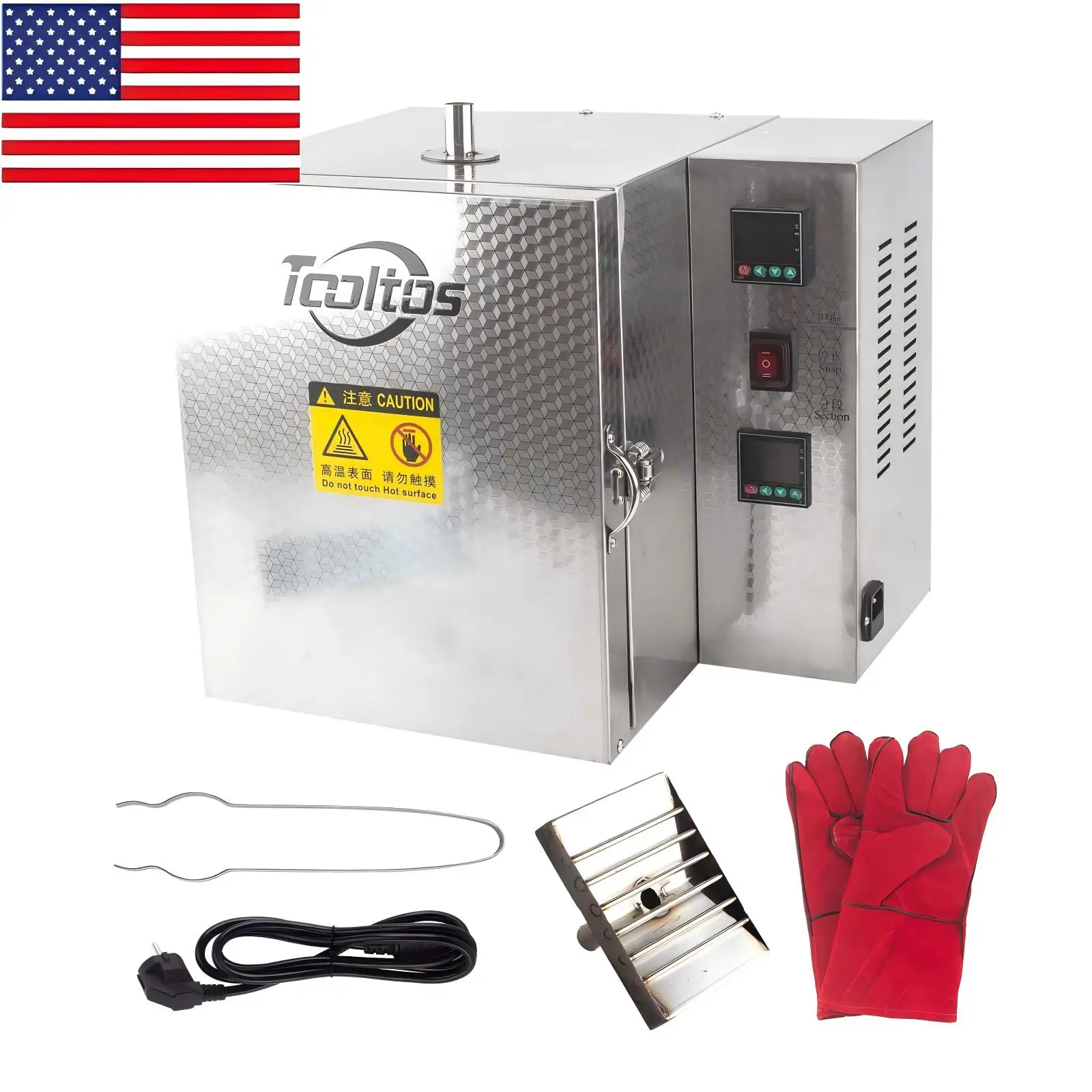 

US Jewelry Burnout Furnace 110V Programmable Casting Oven 900C Jewelry Kiln with Segmented Temperature Control