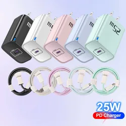 PD 25W Wall Fast For iPhone 14 15 Pro Max Samsung HUAWEI Charger USB Type C Fast Charging EU/US Plug