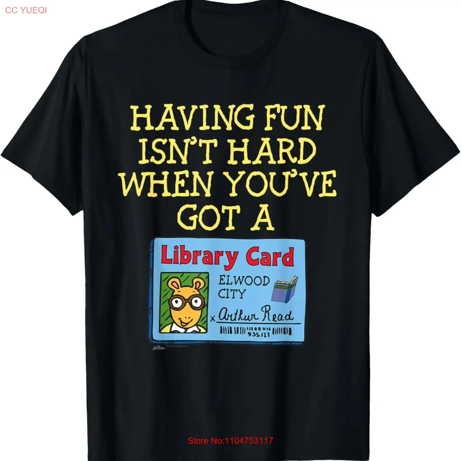 Arthur Having Fun Isnt Hard T Shirt long or short sleeves vintage Washed Unisex Breathable Casual Stylish Versatile Slightly