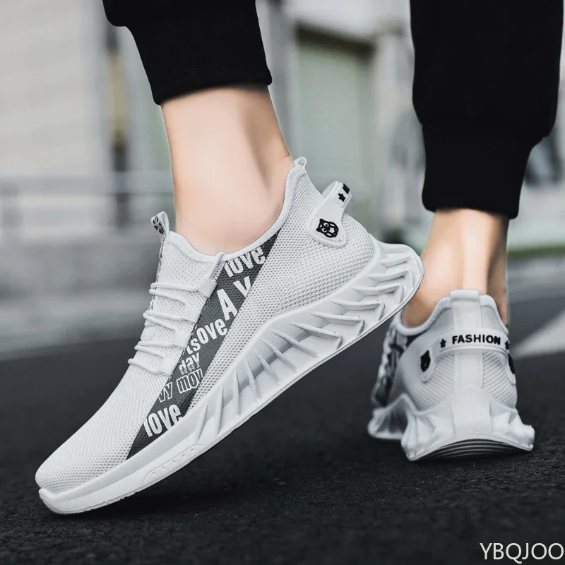 

Дышащая спортивная обувь нового стиля, модные и удобные кроссовки, противоскользящая спортивная обувь, легкие прогулочные туфли