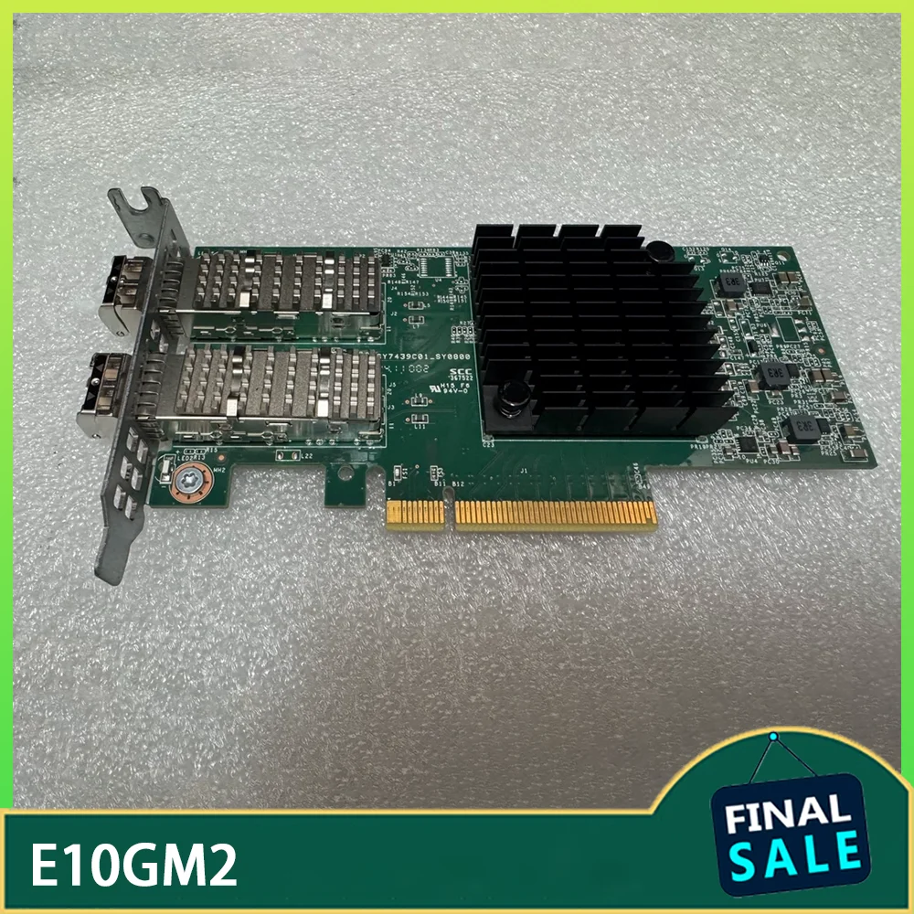 Dual-Port 10G Gigabit Fiber-Optic Network Card E10GM2-CX4-Lx-A E10GM2