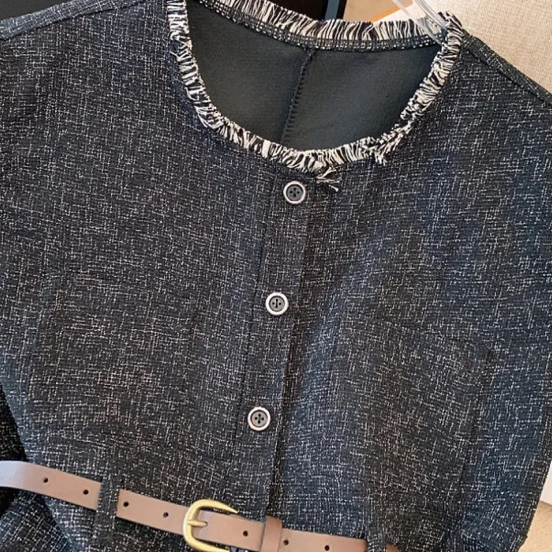 French sleeveless vest women's autumn new collection waist cinched shoulder short top  casaco feminino  waistcoat
