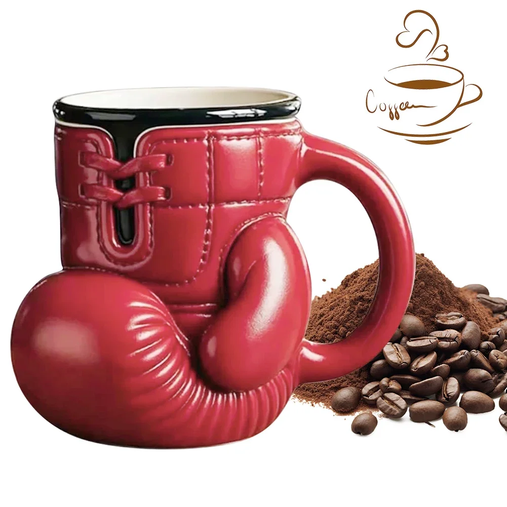 Boxing Coffee Mug Boxing Themed Tea Cup Novelty Coffee Cup Gifts for Boxing Lovers