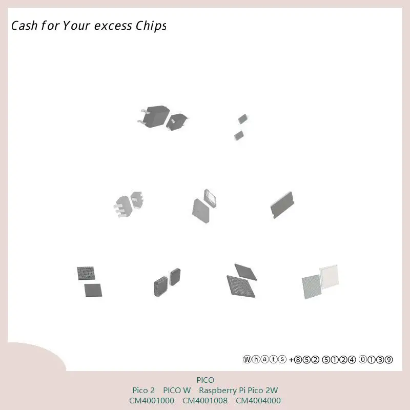 chip chip Integrated circuit chip MCU chip PICO Pico 2 PICO W Raspberry Pi Pico 2W CM4001000 CM4001008 CM4004000