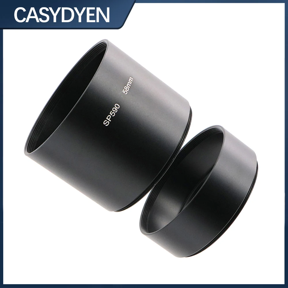 58mm Lens Adapter Tube Ring For Olympus SP-590 Adapter Tubus Filter Adapter Tube Zoom Lense