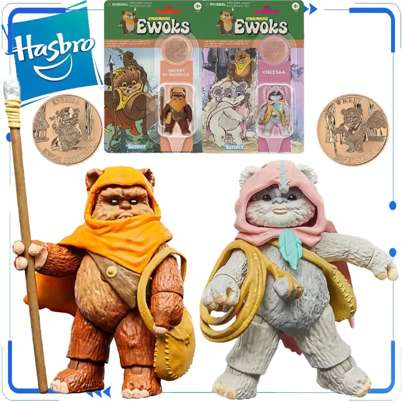 Hasbro, edición limitada auténtica de Star Wars Vintage Collection, figura de acción Ewoks de 3,75 pulgadas, juguetes para niños y niñas, modelo de regalo