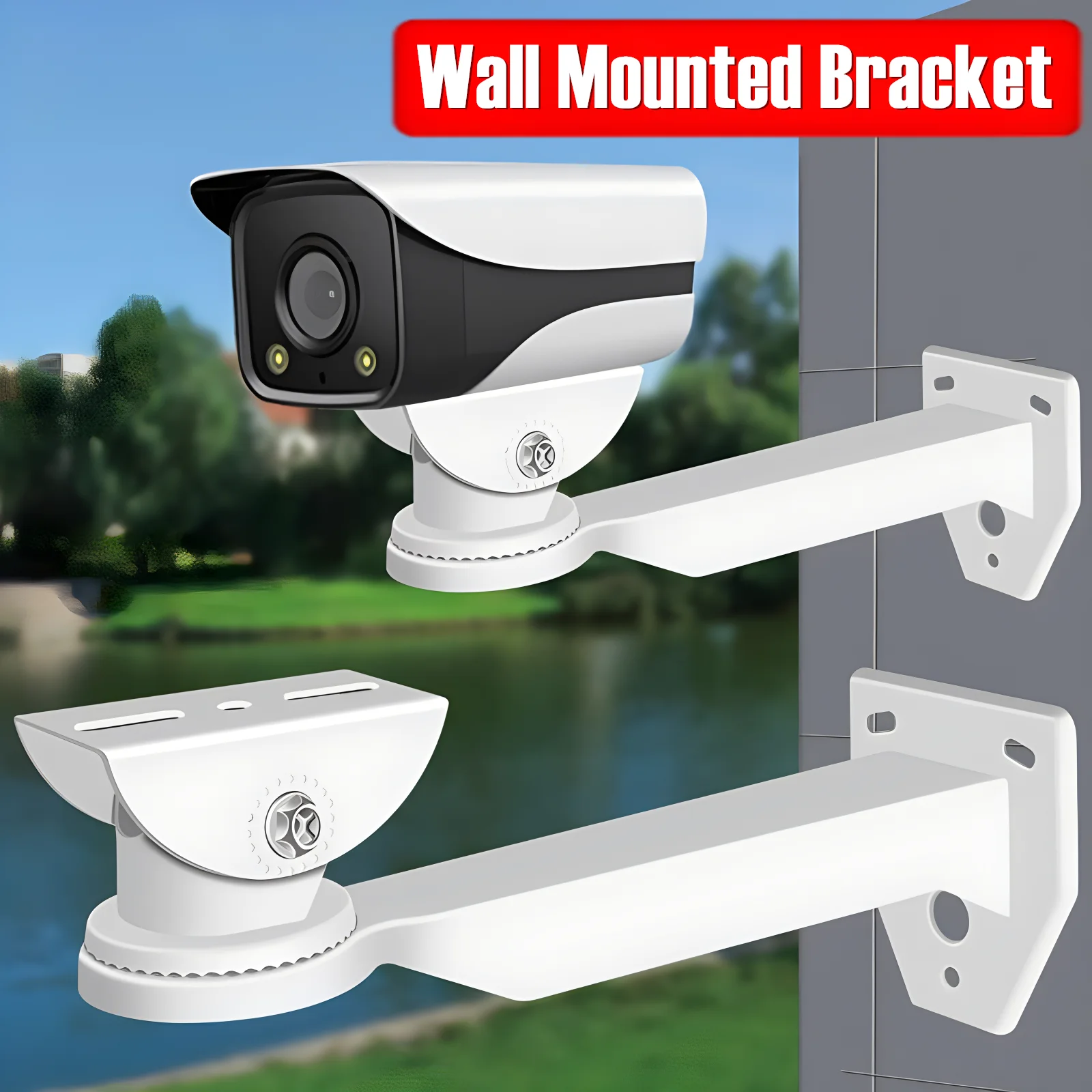 

CCTV Camera Mounting Bracket Duckbill Head Universal Adjustable Camera Wall Mount Bracket for Bullet IP Camera/ Security Camera