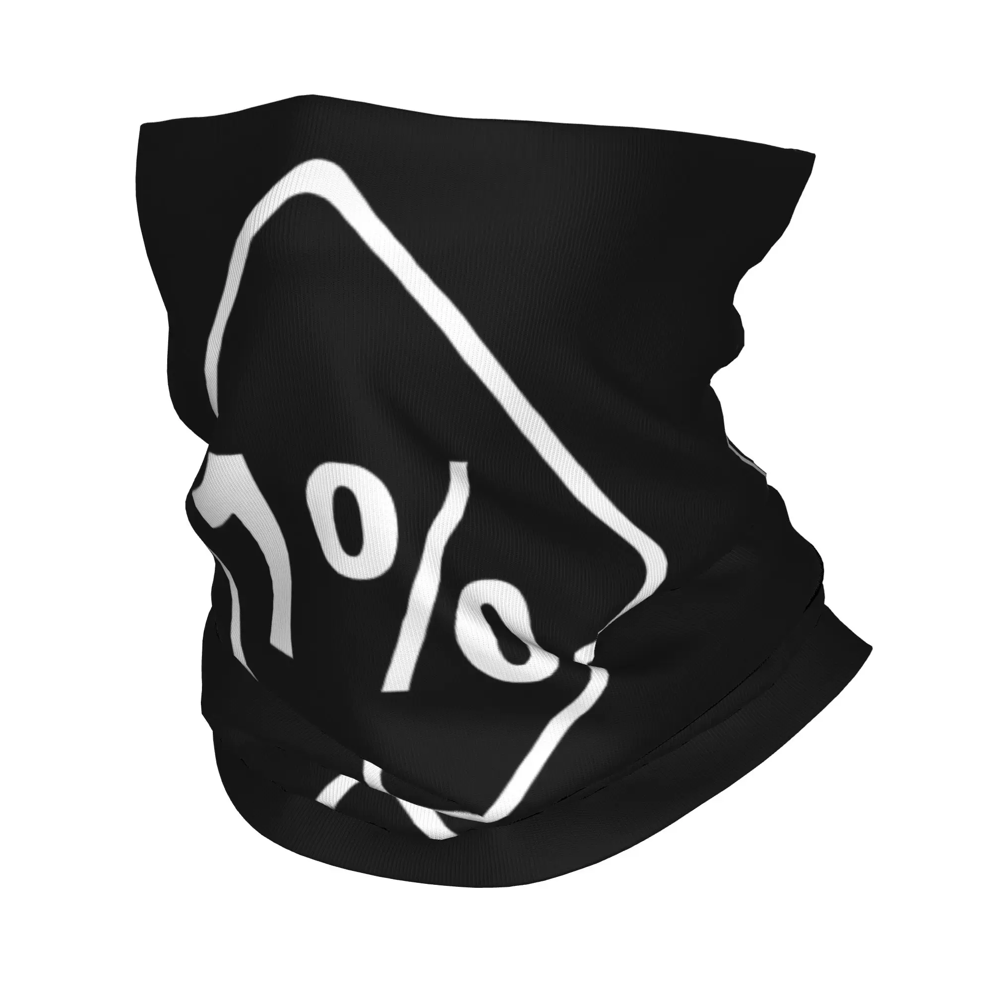 Custom One Percenter 1% Neck Gaiter Women Men UV Face Shield Winter  Bandana Scarf for Hiking