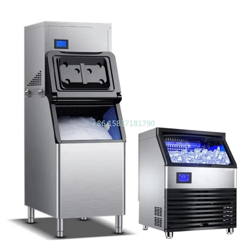 

Commercial High Quality Ice Maker Machine Industrial Bullet Ice Maker Business Half Moon Shape Ice Making Machine for Bar