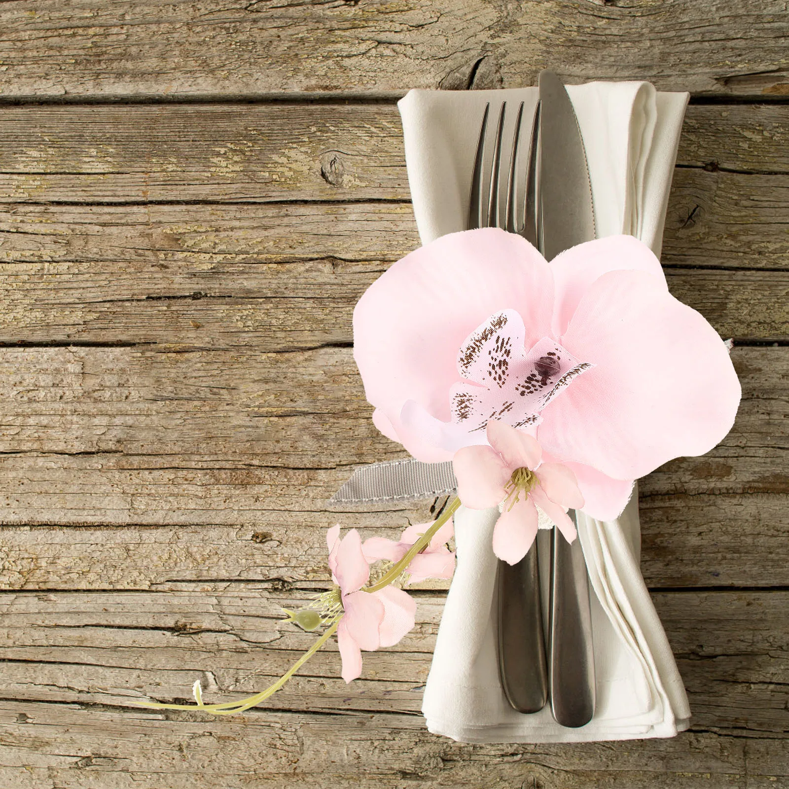 

4 Pcs Napkin Ring Table Decoration & Accessories Decorative Dining Centerpiece Holders Napkins Floral Buckle Flower