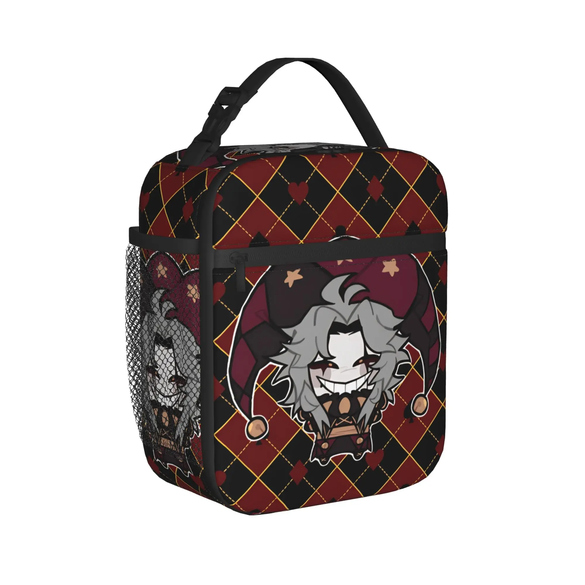 Pierrots The Freak Circus Thermal Insulated Lunch Bag for Travel  Portable Bento Box Men Women Cooler Thermal Food Box
