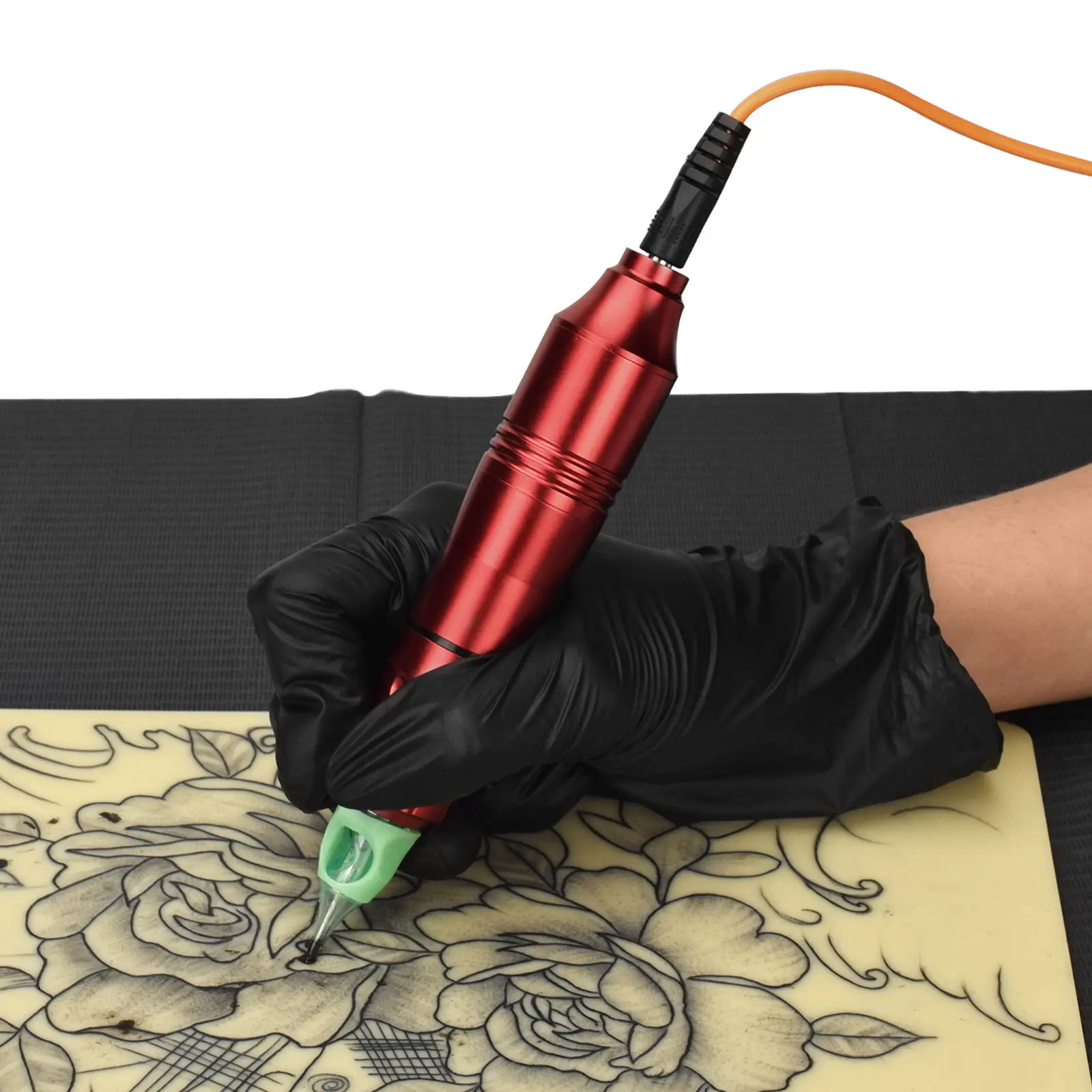 

Роторная ручка для татуировки, машина для татуировки, сильный тихий двигатель, кабель питания постоянного тока, пистолет для перманентного макияжа, подводка для глаз, бровей, боди-арт