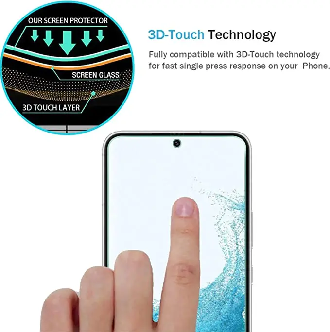 For Samsung Galaxy S22 Ultra S22 Plus Glass HD Full Cover Screen Protector For Samsung S22 Ultra Tempered Glass Film