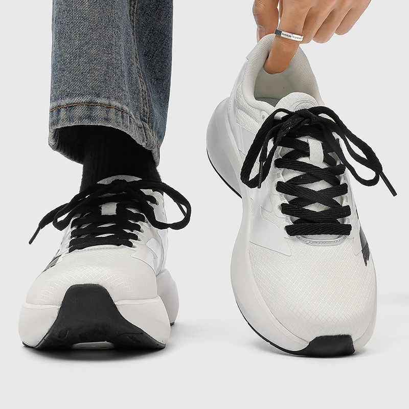 

Trendy Men's Thick Sole Height-Enhancing Versatile Outdoor Casual Shoes with Shock Absorption for Sports and Daily Wear