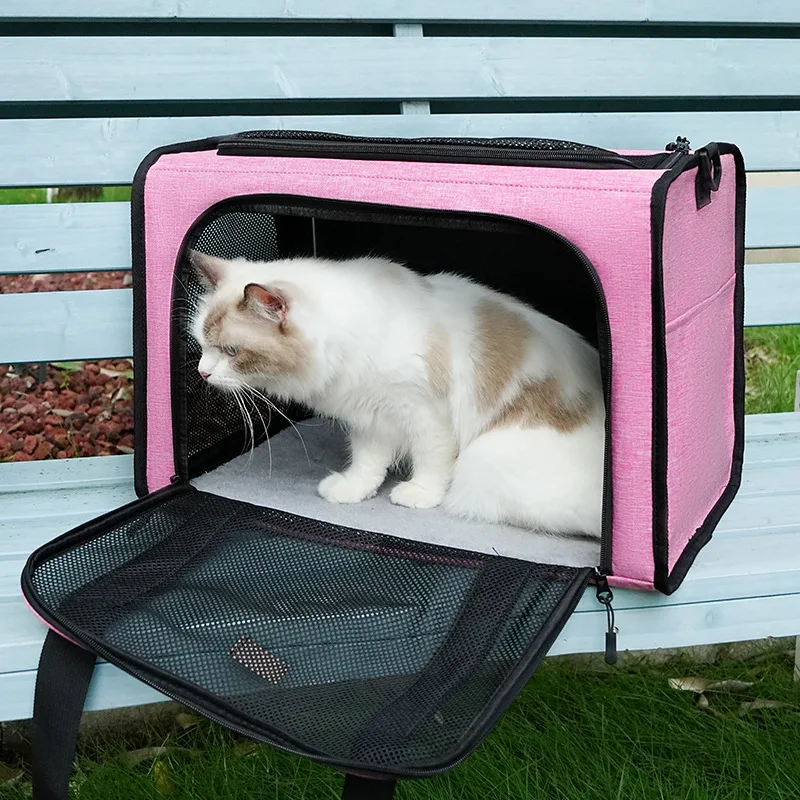 

Portable Outdoor Pet Bag, Foldable Hand-held Cat Bag, Large Capacity, Breathable, Multifunctional Pet Car Travel Outdoor Bag