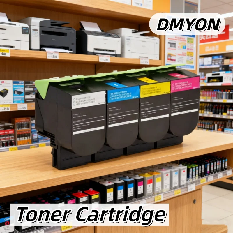 4 Uds CS310 CS410 CS510 CX310 CX410 CX510 tóner para impresora Lexmark CS410n CS410dn CS410dnt CS510de CS510dte cartucho de tóner