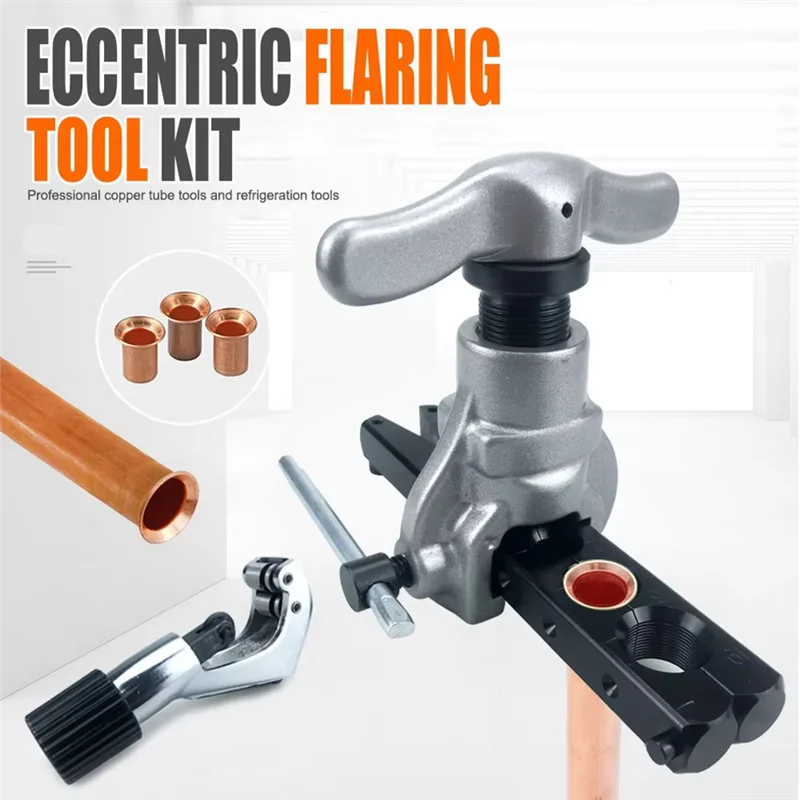 

Дюймовый 6-луночный одинарный расширитель эксцентриковой трубки, набор инструментов для развальцовки медных труб кондиционера