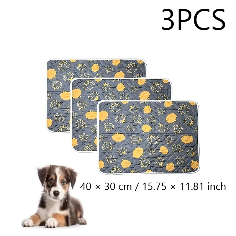 3 Stück wiederverwendbare Hunde-Pipiunterlagen, maschinenwaschbar, leicht zu reinigen, geeignet für kleine bis mittelgroße Hunde, Katzen und andere Haustiere. Haustierbedarf. – Detail 10