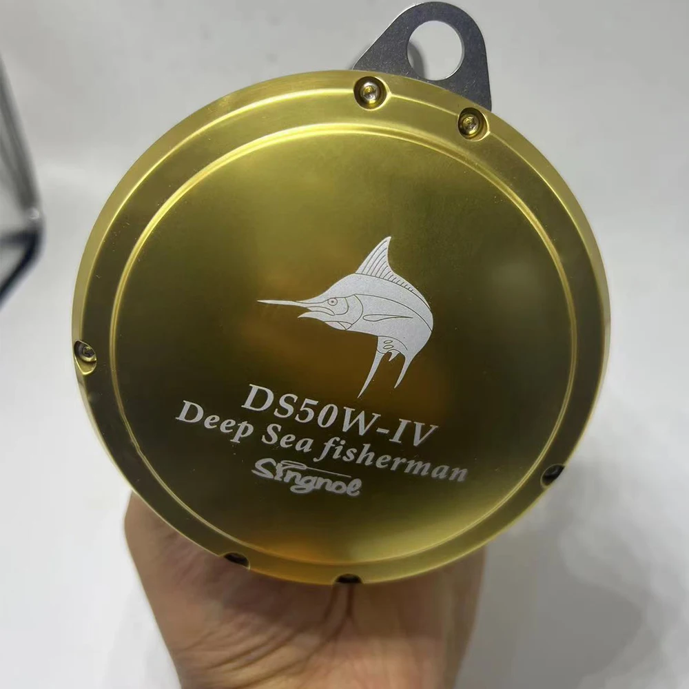 130W 80W 2-Gang-Trommelrolle für Hochseeangeln, Big Game Trolling Jigging Rolle, Salzwasser, maximale Zugkraft 130LB, für Thunfisch, Marlin, Pesca – Detail 8